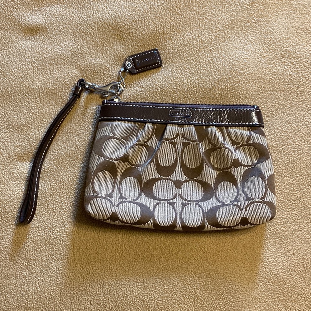 Coach small wristlet